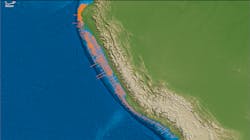 Searcher Seismic will co-operate with Perupetro on four new projects as part of its offshore Peru multi-client campaign. Searcher Seismic will co-operate with Perupetro on four new projects as part of its offshore Peru multi-client campaign.