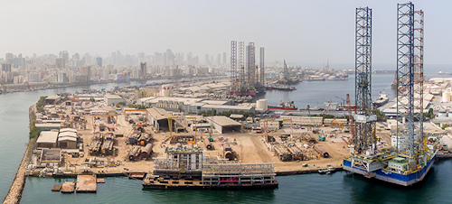 The Sharjah facility is in Port Khalid.