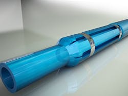 The SureCONNECT intelligent downhole system allows connection of the upper completion components to the lower completion with hydraulic, electric, or fiber-optic conduits.