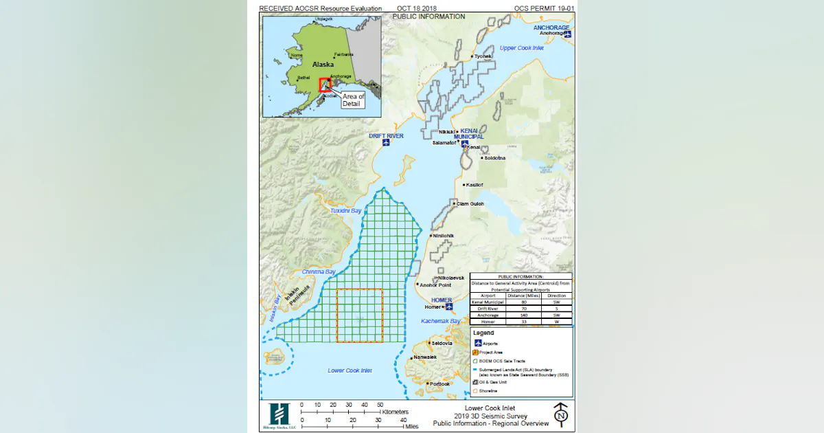 Hilcorp Alaska gets go-ahead for Cook Inlet 3D seismic survey ...