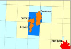 License P2252 in the UK southern North Sea.