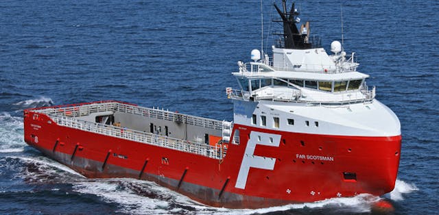Equinor has extended the contract for the platform supply vessel Far Scotsman offshore Brazil.