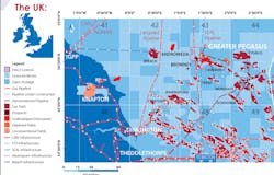The Andromeda North is well on block 42/12 in the UK southern North Sea. The Andromeda North is well on block 42/12 in the UK southern North Sea.