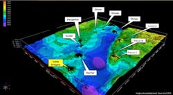 The concession contains the Isolde prospect, described as a shallow, low risk but potentially sizeable exploration target that has historically been overlooked, in part due to seismic imaging limitations on legacy 3D data. The concession contains the Isolde prospect, described as a shallow, low risk but potentially sizeable exploration target that has historically been overlooked, in part due to seismic imaging limitations on legacy 3D data.