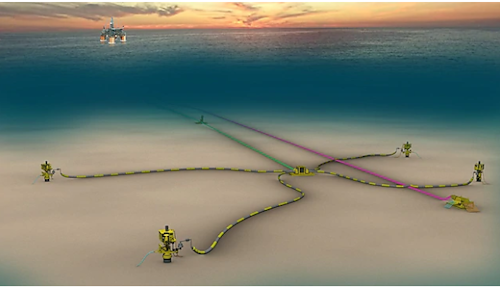 The first phase of the Kaikias project includes four wells tied back using one flowline to the Ursa TLP.