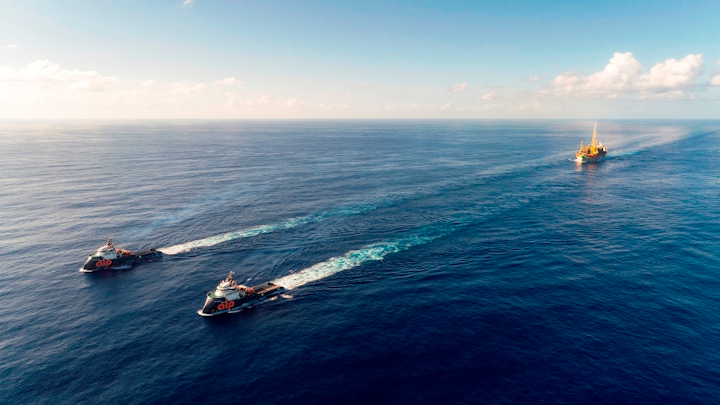 The FPSO Liza Destiny is Guyana's first oil production vessel.
