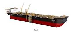 A next generation newbuild FPSO hull, the M350. A next generation newbuild FPSO hull, the M350.