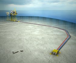 The Oda field features a four-slot seabed template with two production wells and one water injection well, tied back to the Aker BP-operated Ula platform in the Norwegian North Sea. The Oda field features a four-slot seabed template with two production wells and one water injection well, tied back to the Aker BP-operated Ula platform in the Norwegian North Sea.