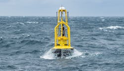 The PB3 PowerBuoy at Premier Oil&rsquo;s Huntington field in the UK central North Sea.