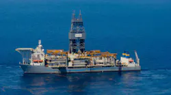 The ultra-deepwater drillship Pacific Santa Ana
