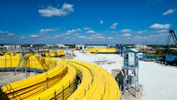 The scope of the NOK700-million ($78-million) award includes four steel tube umbilicals totaling more than 100 km (62 mi). The scope of the NOK700-million ($78-million) award includes four steel tube umbilicals totaling more than 100 km (62 mi).