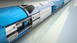 The SureCONNECT intelligent downhole system allows connection of the upper completion components to the lower completion with hydraulic, electric, or fiber-optic conduits. The SureCONNECT intelligent downhole system allows connection of the upper completion components to the lower completion with hydraulic, electric, or fiber-optic conduits.