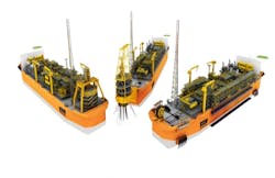 The FPSO Liza Unity design is based on SBM Offshore&rsquo;s Fast4Ward program, a newbuild, multi-purpose hull combined with various standardized topsides modules.