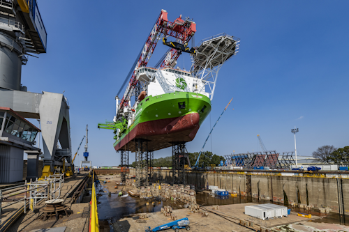 The Innovation at Damen Verolme Rotterdam.