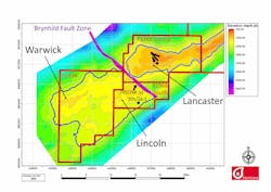 The Greater Warwick Area west of Shetland. The Greater Warwick Area west of Shetland.