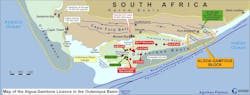 The Algoa-Gamtoos license is in the Outeniqua basin offshore South Africa. The Algoa-Gamtoos license is in the Outeniqua basin offshore South Africa.