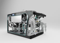 Quantum EV is an electric work class ROV. Quantum EV is an electric work class ROV.