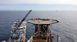 The E1000 enabled more than 1,925 safe personnel transfers and 354 lifts, transferring 118 metric tons of cargo for Apache North Sea.