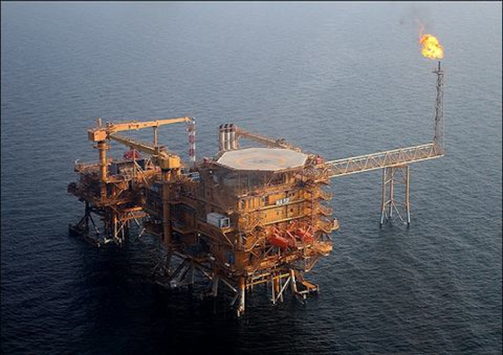 The Bilal gas production will be sent to the South Pars Phase 12 Platform C for processing in the Persian Gulf.