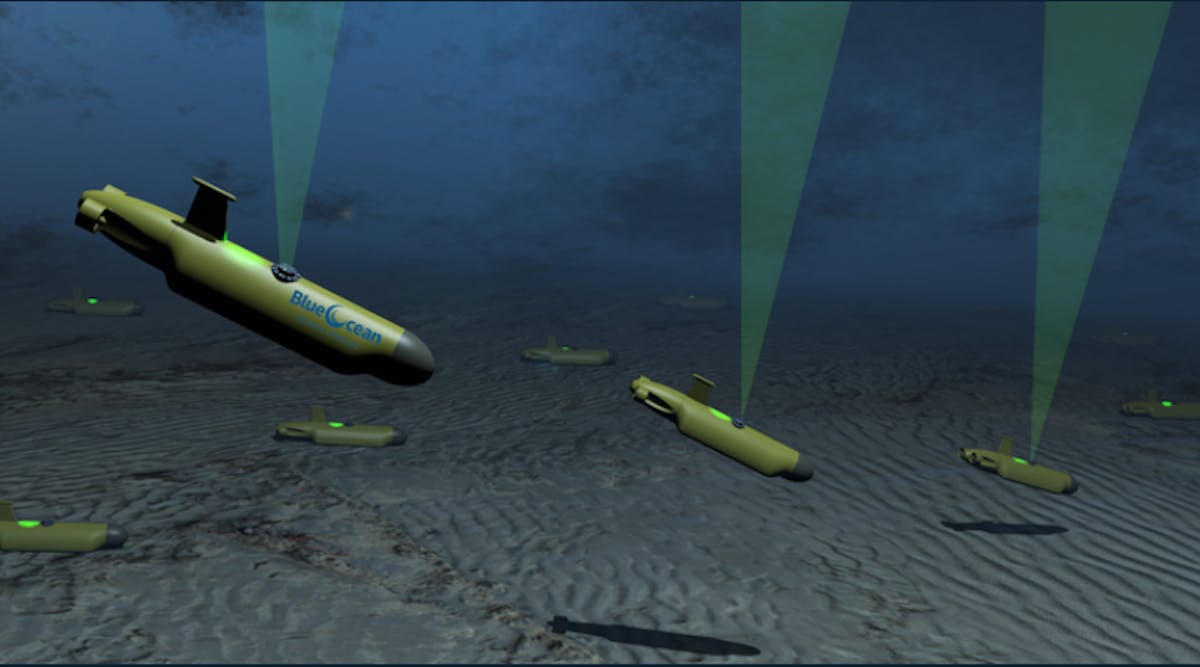 The jointly developed concept uses AUVs which are pre-programmed to self-deploy to the ocean floor and reposition multiple times.