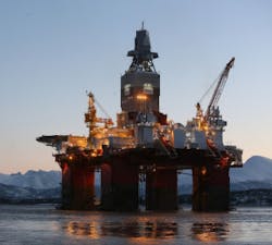 The semisubmersible Transocean Enabler will drill well 7219/9-3 on the Mist prospect in the Barents Sea. The semisubmersible Transocean Enabler will drill well 7219/9-3 on the Mist prospect in the Barents Sea.