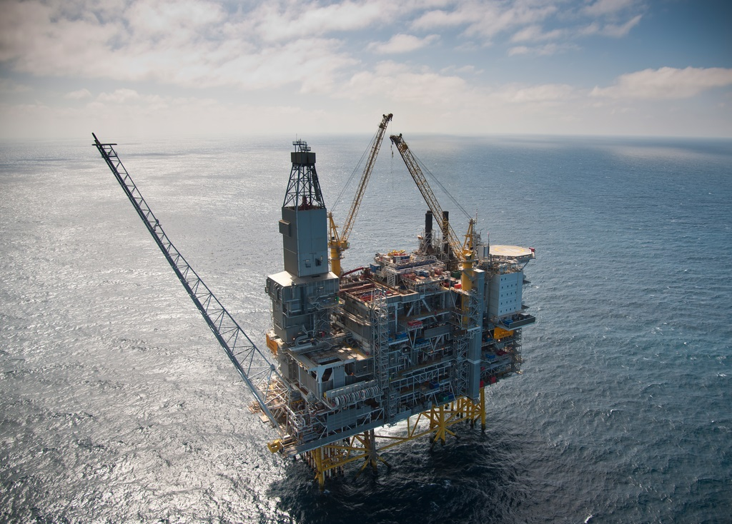 The Grane platform in the Norwegian North Sea.