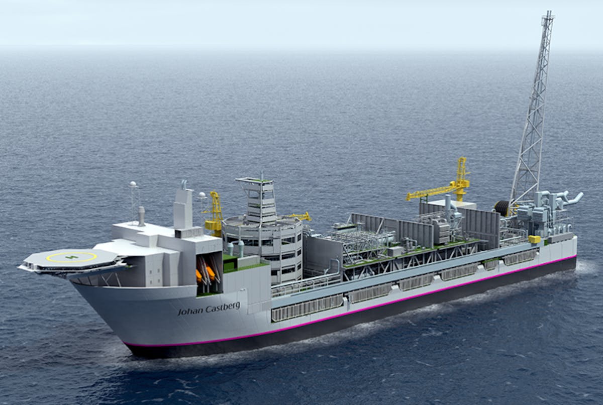 The company is working on the FPSO for Equinor&rsquo;s Johan Castberg field development in the Barents Sea.
