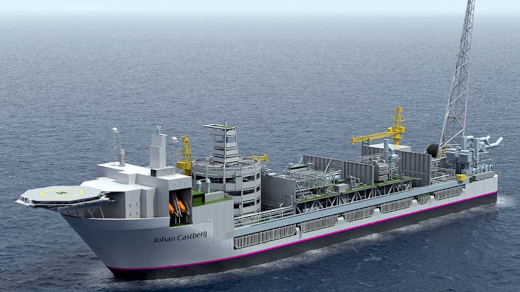 The company is working on the FPSO for Equinor&rsquo;s Johan Castberg field development in the Barents Sea.