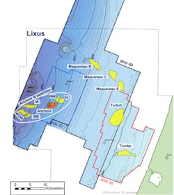 A new Competent Persons Report by Netherland Sewell & Associates has identified potential upside of more than 1.2 tcf from the offshore Maquereau N, C, and S, Tombe and Turbot prospects in the Lixus license offshore Morocco. A new Competent Persons Report by Netherland Sewell & Associates has identified potential upside of more than 1.2 tcf from the offshore Maquereau N, C, and S, Tombe and Turbot prospects in the Lixus license offshore Morocco.