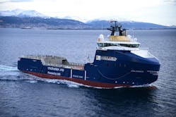 Vard delivered the Stril Barents to Simon M&oslash;kster Shipping in 2015.