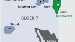 Block 7 is in the Sureste basin offshore Mexico.