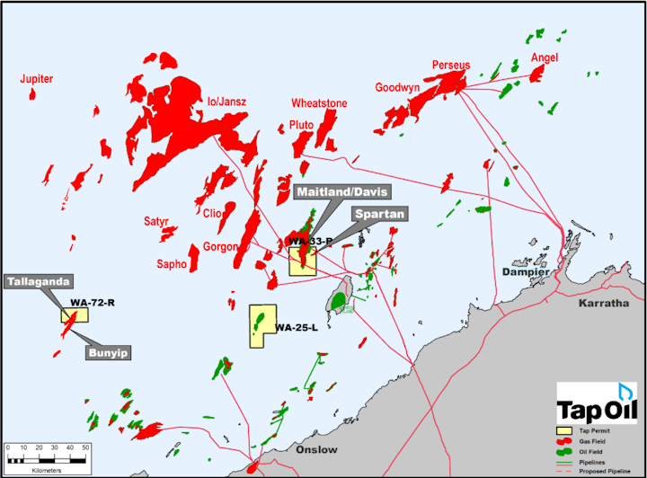 The company is selling its interests offshore Australia to to Kensington Energy.