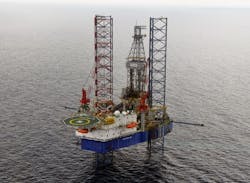 The jackup Topaz Driller will drill the Etame 9P appraisal wellbore and then the Etame 9H development well offshore Gabon.