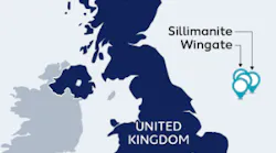Location of Sillimanite in the UK North Sea.