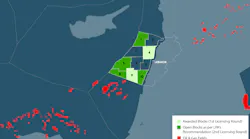 Prospects mapped in Lebanon share the same trends as those discoveries in the Eastern Mediterranean.