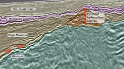 Carbonate build-up. Carbonate build-up.