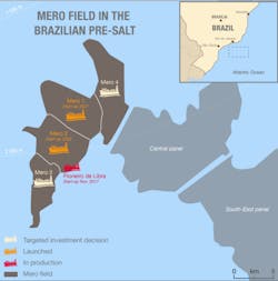 With the declaration of commerciality in November 2017, the northwestern portion of the Libra block officially became a field and was named Mero. With the declaration of commerciality in November 2017, the northwestern portion of the Libra block officially became a field and was named Mero.