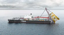 How the Pioneering Spirit might remove and transport the redundant Gyda platform jacket.