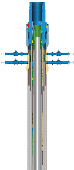 The BigBore IIe subsea wellhead system is qualified to 20,000 psi. The BigBore IIe subsea wellhead system is qualified to 20,000 psi.