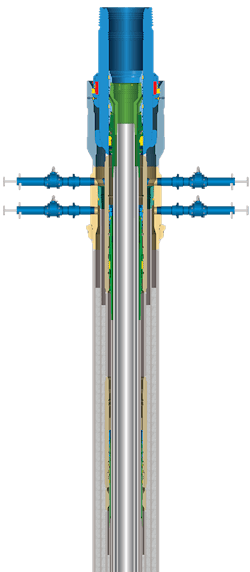 The BigBore IIe subsea wellhead system is qualified to 20,000 psi. The BigBore IIe subsea wellhead system is qualified to 20,000 psi.