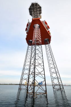 The Hermod is a KFELS B Class design jackup drilling rig.