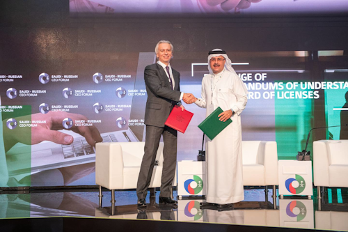 Saudi Aramco President and CEO Amin H. Nasser at the signing ceremony.