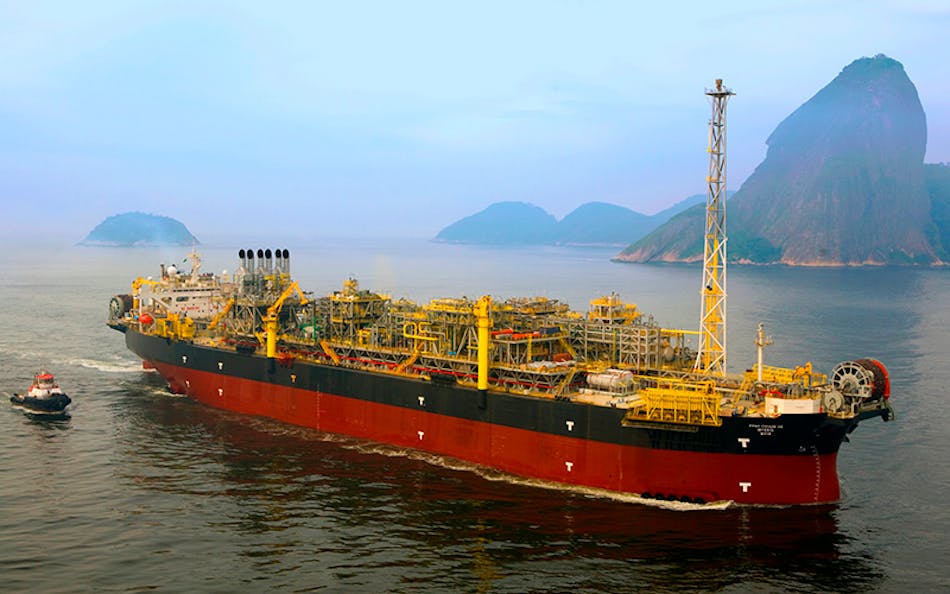 The FPSO Cidade de Niter&oacute;i MV18 has operated at the Marlim Leste oil field in the Campos basin offshore Brazil since February 2009.