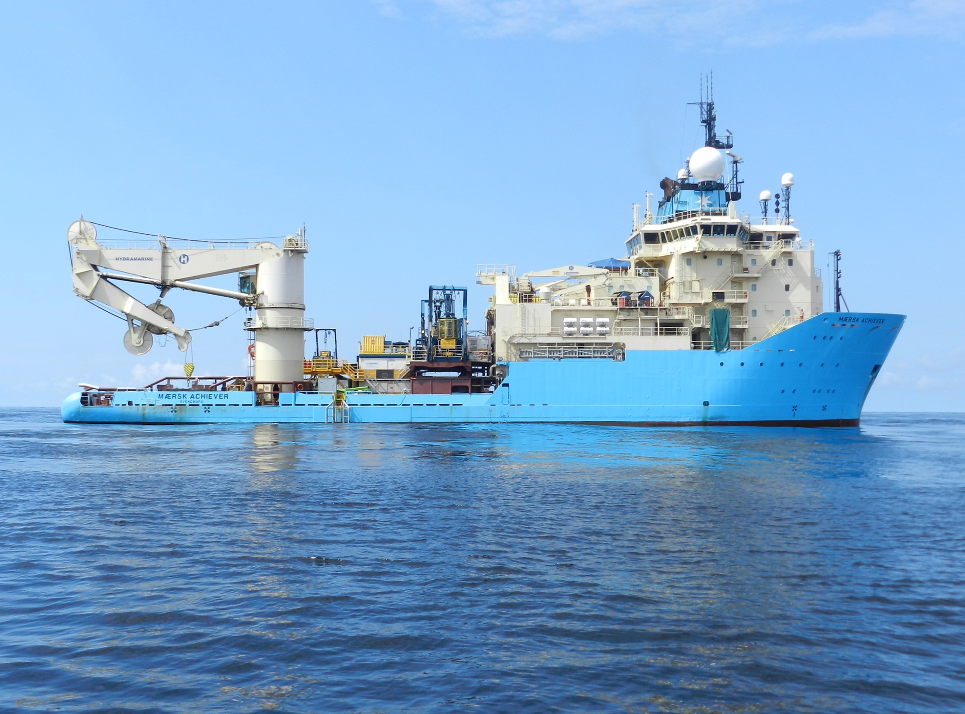 The subsea support vessel Maersk Achiever will mobilize from West Africa to Brazil.
