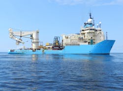 The subsea support vessel Maersk Achiever will mobilize from West Africa to Brazil.