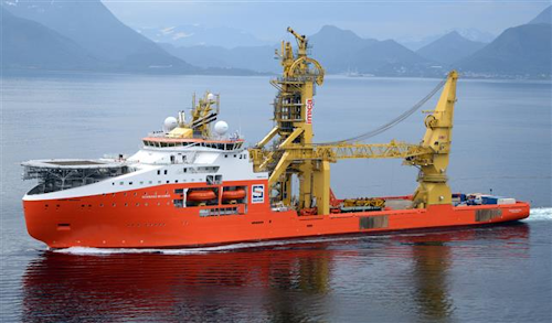 The offshore support vessel Normand Maximus.