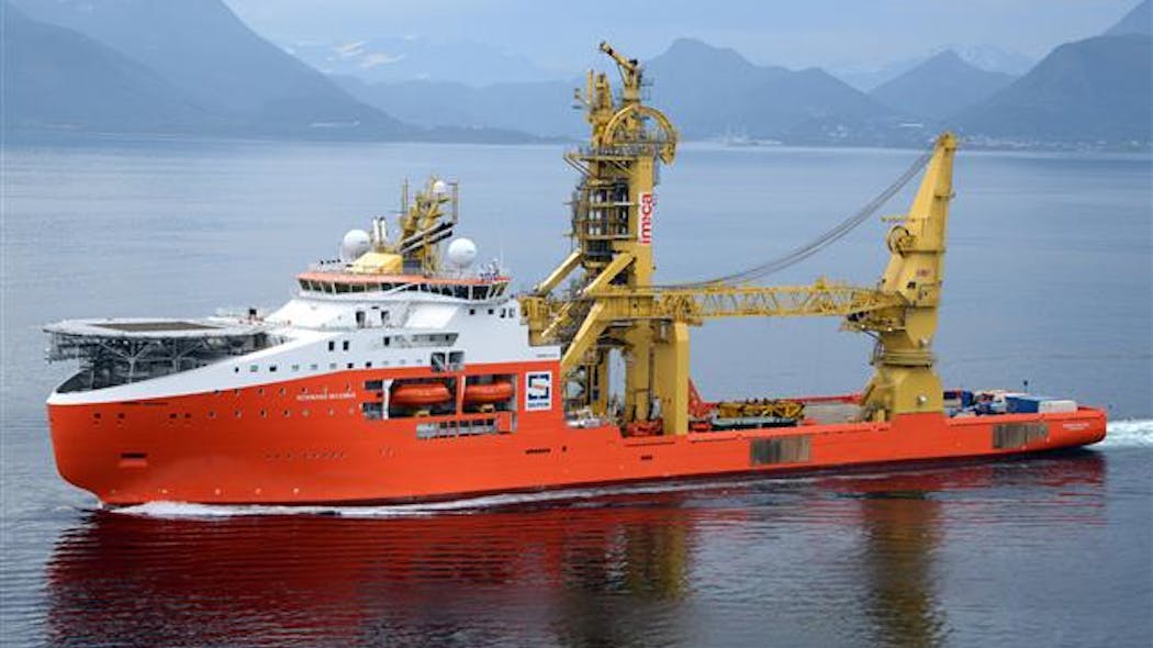 The offshore support vessel Normand Maximus.