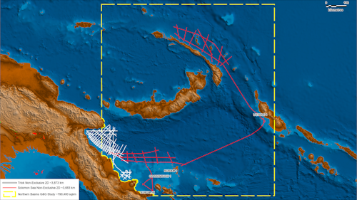 The new study is said to provide a detailed understanding of the basins and hydrocarbon potential of the region, with extensive coverage of the Cape Vogel, Bougainville, and New Ireland basins.