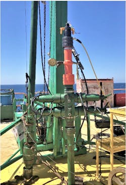 FiberLine Intervention technology being deployed offshore. FiberLine Intervention technology being deployed offshore.