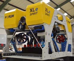 The XLe Spirit is the smallest in a new range electric observation-class ROVs.